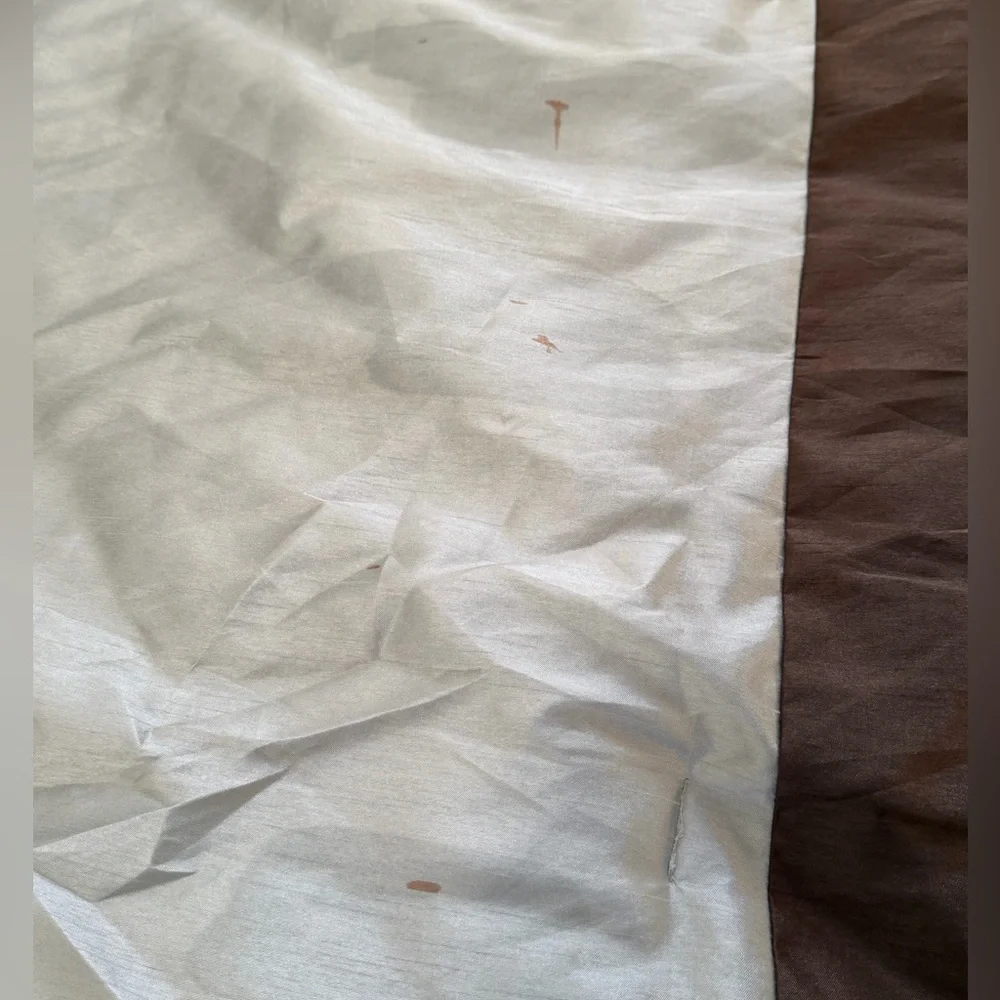 Madison Park Abigail Sky Blue and Brown Queen Comforter with 2 Pillow Shams